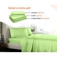 thumbnail image 1 of SGI Bedding Microfiber Made Bed Sheet Set - King Size Sheets Microfiber Sheets Soft, Durable Sheets 15" Deep Sage, 1 of 7