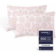 thumbnail image 1 of SGI Bedding 600 TC Pillowcase Set Boho Mandala Print 2 Piece King Size, 1 of 4