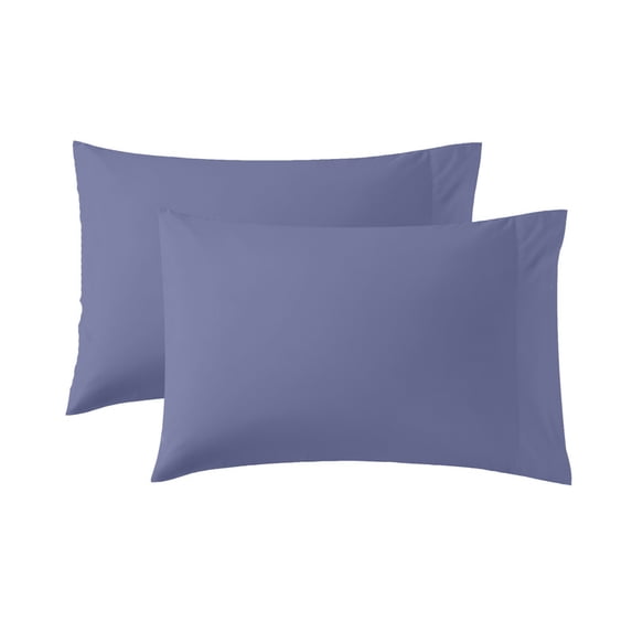 SGI Bedding 600 TC Pillowcase Set Mediterranean Blue Color 2 Piece Euro Sham Size