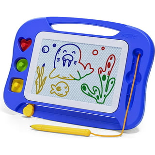 Hymaz Mini Magnetic Drawing Board for Kids - Travel Size Erasable Doodle Board Set - Small Drawing Painting Sketch Pad - Perfect for Kids Art Supplies
