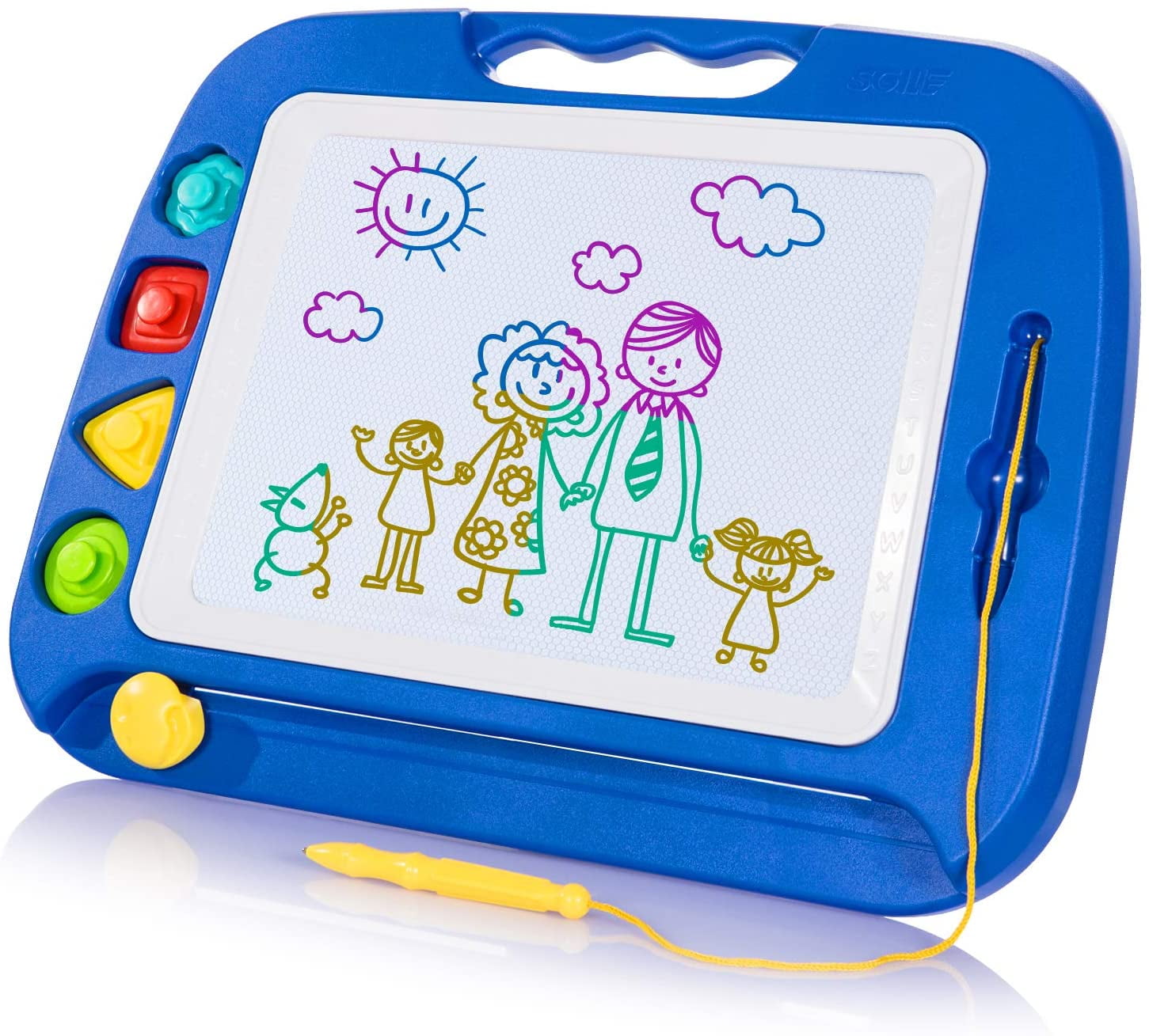  Seimome Magnetic Drawing Doodle Board, Super Sturdy Legs for  Toddler Toys, Toddler Girl Toys for 1-2 Year Old (Blue) : Toys & Games