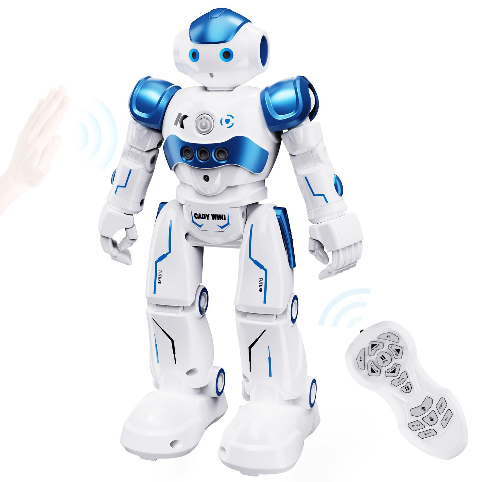 Smart Robot Dog For Kids - Remote Control, Voice & Touch Interactive, Singing Dancing Robot Toy With Gesture Sensing