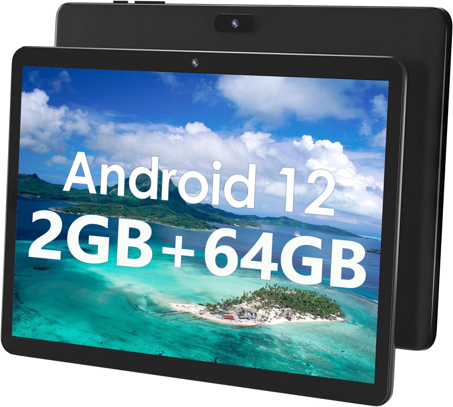 SGIN 10in Android 12 Tablet 2gb RAM 64gb ROM 800*1280 IPS HD Screen 4-Core  Allwinner 133, 2MP + 5MP