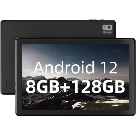 SGIN 10in Android 12 Tablet 8gb RAM 128gb ROM 1280*800 IPS Screen 8-Core MTK 8183, 5MP + 8MP