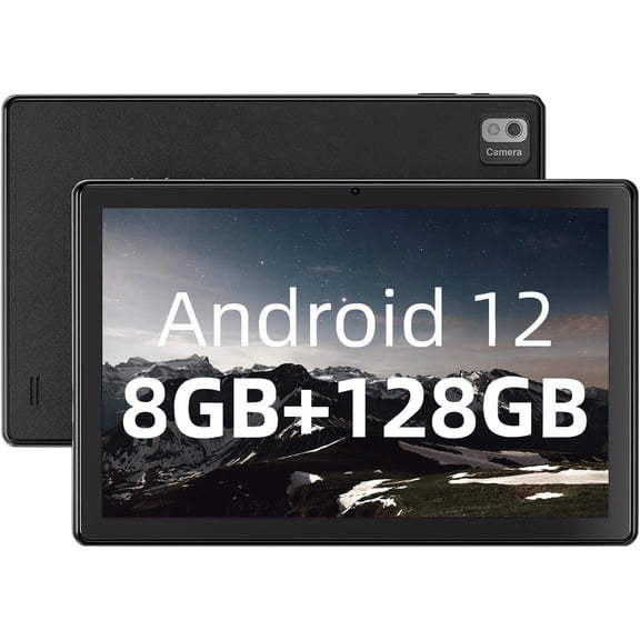 SGIN 10in Android 12 Tablet 8GB RAM 128GB ROM 1280*800 IPS Screen 8-Core MTK 8183, 5MP + 8MP