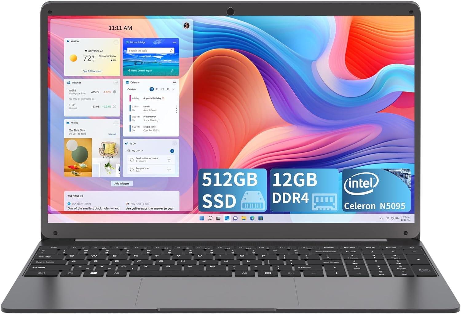 SGIN Office Laptop 15.6