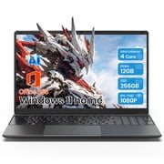 SGIN 15.6" Laptop 12GB DDR4 256GB SSD Windows 11 Laptops Computer, 4-Core Intel Celeron CPU, AI App, Office 365, 1080P FHD, Wifi 5