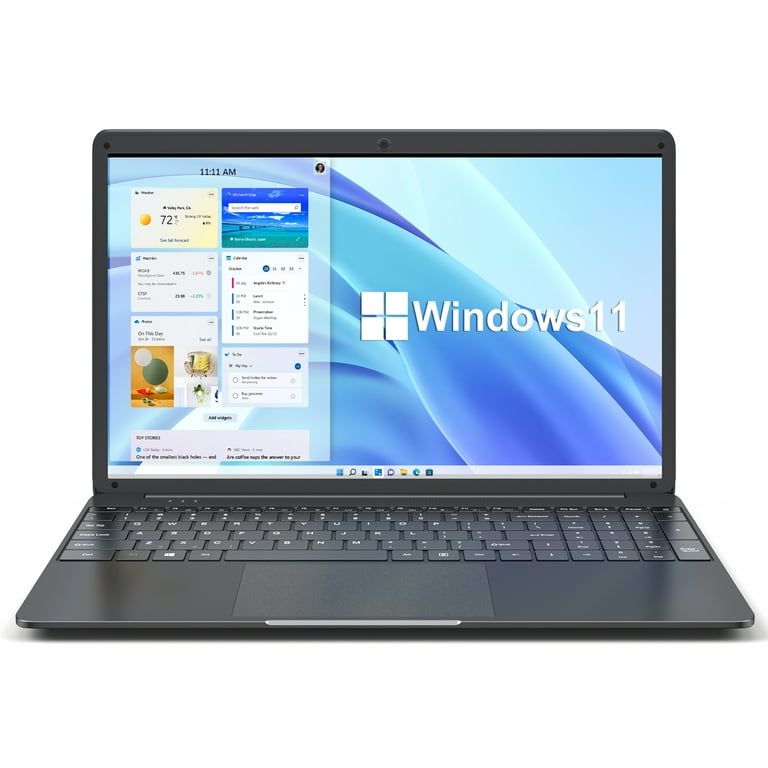 Ordinateur Portable Windows 11, Laptop 13,3 pouces Intel® E3950 2.0 GHz  Intel HD Graphics 500, Notebook 6 Go RAM+128 Go SSD, PC portable fin et  léger, WPS Office,USB 3.0, Bluetooth, mHDMI, gris : : Informatique