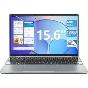 SGIN 15.6inch Laptop 4GB DDR4 128GB SSD Windows 11 with 2.5 Ghz Intel Celeron, HD 1366*768 IPS