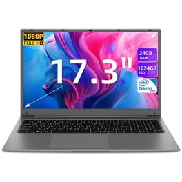 SGIN M17 Laptop - 17.3 - 8GB / 512GB - Celeron Quad-Core - Gray - QUERTY  Keyboard
