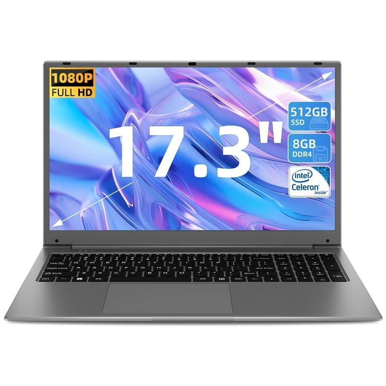 SGIN 17.3in 8gb DDR4 512 ROM Windows 11 Laptop IPS 1920 x 1080 FHD