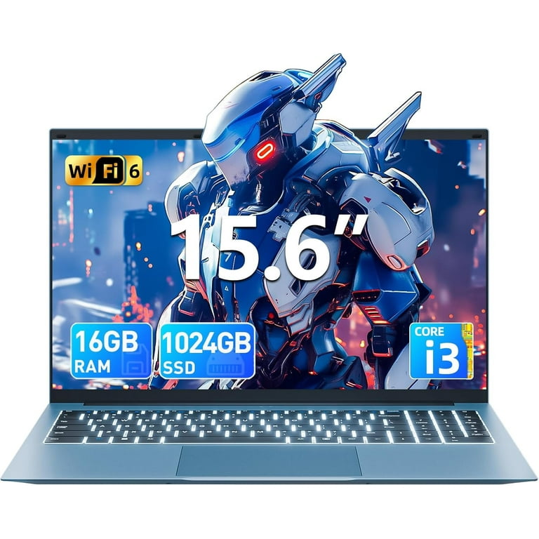 SGIN 15.6in laptop Windows 11 with Intel Core i3, 16GB RAM 1TB ROM