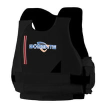 SGMVNU Adjustable Water Safety Life Jacket for Kids and Adult Classic Unisex Float Swim Vest for Kayaking Surfing Motorboat Multiple Water Activities, Black, M