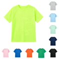 thumbnail image 1 of SGMVNU Athletic T Shirts for Boys Summer Breathable Mesh Short Sleeve Relaxed Fit Tees Little/Big Boys Workout Tops, Size 7-8 Years, Light Green, 1 of 3