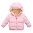thumbnail image 1 of SGMVNU Baby Boy Girl Lined Puffer Jacket, Winter Snow Warm Coat for Kids Outwear, Winter Zipper Puffer Coats Jackets for Toddler with Pockets, Pink, 2-3 Years, 1 of 5