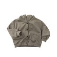 thumbnail image 1 of SGMVNU Baby Boy's Cardigan Sweater Long Sleeve Button up Knit Sweatshirt Jacket for Toddler Boy Fall Outfits, Solid Color Sweater Jackets, Grey, 3-4 Years, 1 of 9