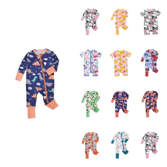 SGMVNU Baby Boys Clothes Bodysuits Long Sleeve Soft Romper for Baby Boys and Girls Comfortable Daily Wear Navy2 Size 6-9 Months