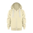 thumbnail image 1 of SGMVNU Boys Girls Hoodies 11-12 Years Beige Girls Zip Up Hoodies Teen Fleece Full-Zip Long Sleeve Sweatshirts Jacket Casual Fall Hoodie with Pocket, 1 of 7