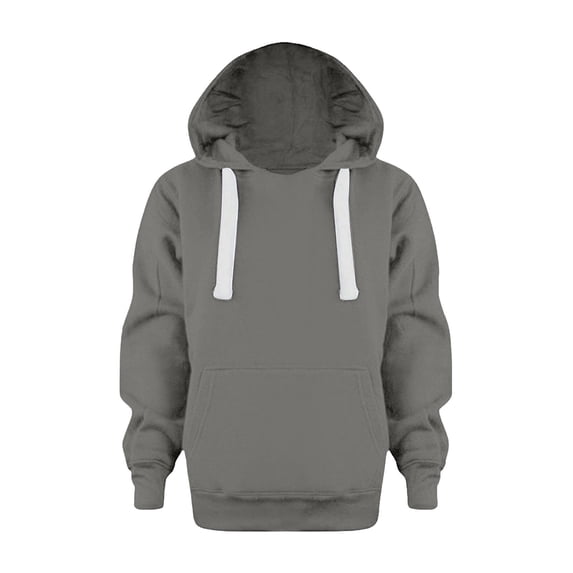 SGMVNU Boys Girls Hoodies 6-7 Years Grey Boys Girls Full Zipper Hoodie Casual Long Sleeve Jacket Lightweight