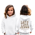 thumbnail image 1 of SGMVNU Boys Girls Sweatshirts 3-4 Years White Sweatshirts for Girls with Hood Preppy Oversized Cute Graphic Crewneck Hoodies Long Sleeve Soft Basic Casual Y2k Sweater, 1 of 9