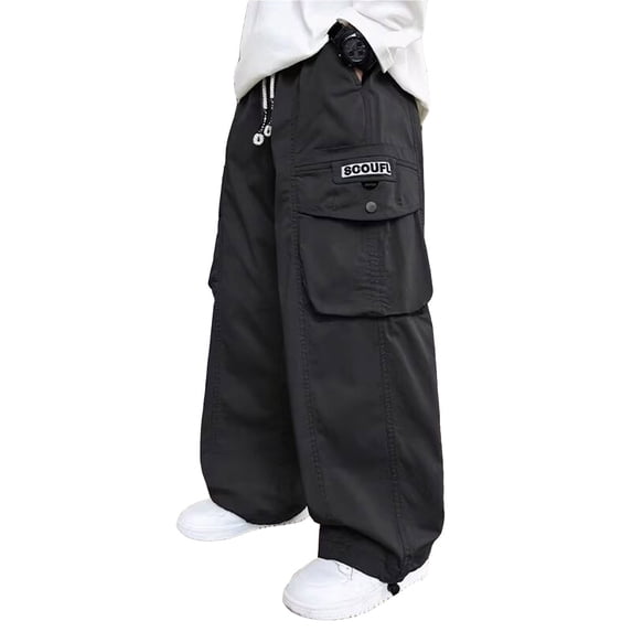 SGMVNU Boys Sweatpants 12-13 Years Boys Pants Size 7-8 Slim Tall Boys Casual Pants Straight Leg Wide Cargo Pants for Kids Age 4 13 Summer Loose fit Comfortable Daily Wear with Sneakers
