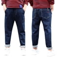 thumbnail image 1 of SGMVNU Boys Sweatpants 4-5 Years Boys Joggers Cargo Boys Regular Straight fit Jeans Casual Denim Pants Stretch Denim Pants, 1 of 9