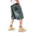 thumbnail image 1 of SGMVNU Boys Sweatpants 5-6 Years Boys Pants Sets Size 10 Boys Short Summer Shorts Baggy Fashion Outdoor Shorts Elastic Waist Casual Trousers Summer Trousers Short Children and Teenagers 4 14, 1 of 8