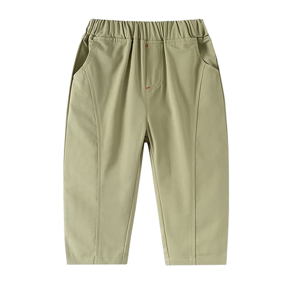 SGMVNU Boys Sweatpants 5-6 Years Toddler Joggers 3T Girls 2026 Children's Solid Color Casual Pants Fashion Children's Pants