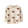 thumbnail image 1 of SGMVNU Christmas Sweaters for Kids Boys with Merry Xmas Design Chunky Knit Top Cozy Fit for Family Photos Childrens Winter Apparel(Size4-5 Years,z251114_1-Beige), 1 of 8
