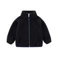thumbnail image 1 of SGMVNU Cute Warm Overcoats Windproof Winter Warm Heavyweight Stand Collar Color Embroidered Outerwear Coats For Girls Autumn and Winter Coats(Size 6-7 Years, Black), 1 of 3