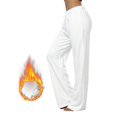 thumbnail image 1 of SGMVNU Flannel Pajama Pants for Women Soft Flannel Plaid Loungewear Pants Drawstring Comfy Warm Sleepwear Fuzzy Winter Loungewear Bottoms(White, L), 1 of 9