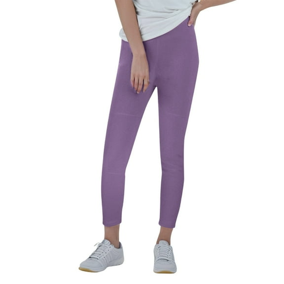 SGMVNU Fleece Lined Leggings Women - High Waisted Winter Yoga Pants Tummy Controls Soft Thermal Warm for Hiking Workout(Purple, XXXL)