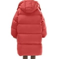 thumbnail image 1 of SGMVNU Girl Winter Dress Coats Long Coats Hooded Warm Lined Jacket Warm Outwear Waterproof Heavy Parka Outerwear Coats for 7-8 Years Kid, az1222_1-Red, 1 of 9