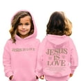 thumbnail image 1 of SGMVNU Girl's Graphic Hoodie Inspirational 9-10 Years Hooded Sweatshirt for Teens Boys Cute Cartoon Graphic Hoodies Kids Autumn Outfit Streetwear Pink, 1 of 8