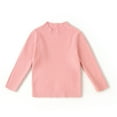 thumbnail image 1 of SGMVNU Girls Boys School Sweater Ribbed Knit Pullover for Kids Soft Cotton Long Sleeve Neck Sweater Toddler Fall Winter Clothes(Size 2-3 Years,Pink), 1 of 3