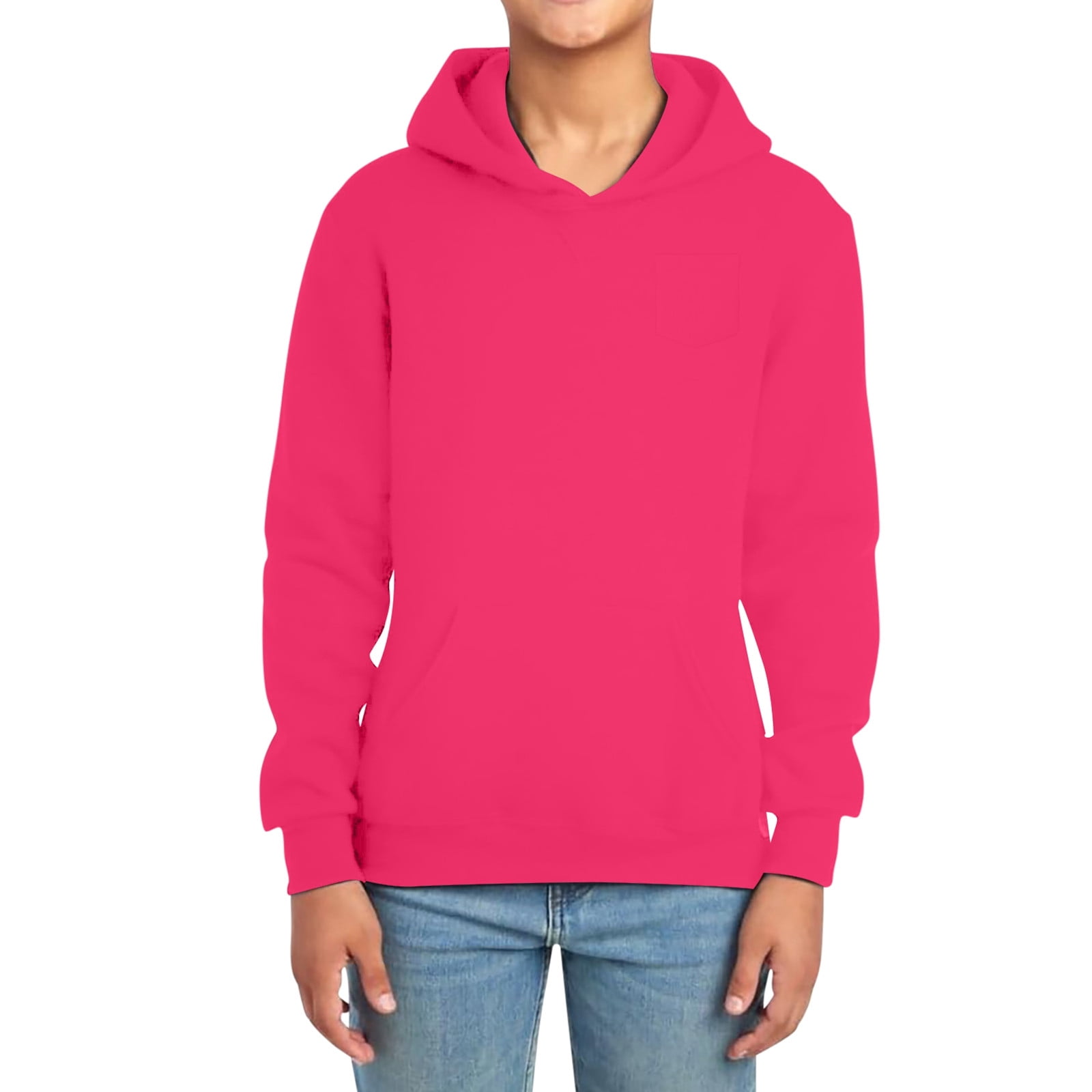 T-Shirt Crop Top New Look Fille - Rose Polyester - Taille 10-11 Ans