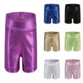 thumbnail image 1 of SGMVNU Girls Dance Short Gymnastics Athletic Shorts Sparkle Glitter Tumbling Bottoms Size: 9-10 Years Purple, 1 of 4