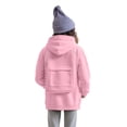 thumbnail image 1 of SGMVNU Girls Novelty Hoodie with Backpack, Zipper Hoodie Sweaters for Boys/Girls, Lightweight Comfort Travel Hoodies with Pockets Pink Size 13-14 Years, 1 of 8