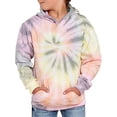 thumbnail image 1 of SGMVNU Hoodies for Boys Girls 7-8 Years Grey Tie Dye Hoodies for Girls Oversized Pullover Sweatshirts with Pocket Long Sleeve Trendy Shirts Cute Preppy Clothes for Fall Winter, 1 of 4