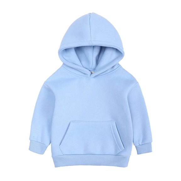 SGMVNU Hoodies for Teens Kids 2-3 Years Light Blue Hoodies for Boys Girls Trendy Cute Hooded Sweatshirt with Pocket Kids Pullover Fall Winter 2025 Back to School Clothes Teens