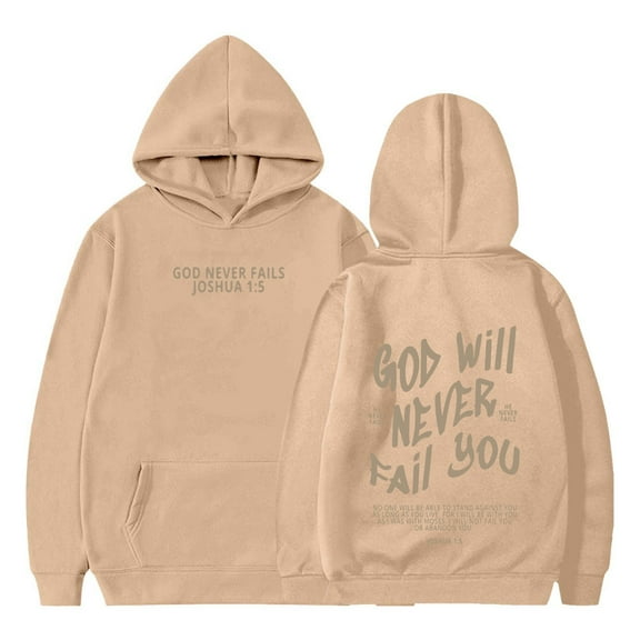 SGMVNU Hoodies for Girls Boys Inspirational Graphic 4-5 Years Oversized Y2K Hooded Sweatshirt with Pockets Autumn Winter Outfit Khaki