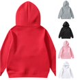 thumbnail image 1 of SGMVNU Hoodies for Kids Basic Solid Sweatshirts Boys Girls Long Sleeve Fall Winter Clothes for School, Size 4-5 Years, Red 2, 1 of 4