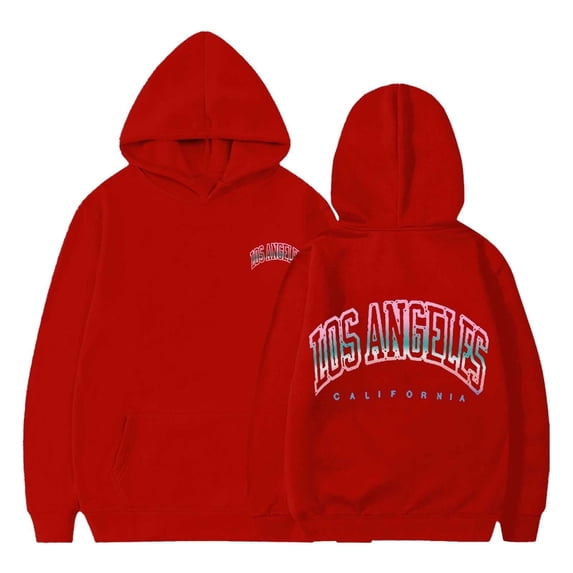 SGMVNU Hoodies for Teen Girls Cute Trendy Youth Long Sleeve Oversized Hooded Sweatshirts Tween Tops Winter Preppy Clothes Red Size 4-5 Years