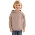 thumbnail image 1 of SGMVNU Kids' Classic Solid Color Hoodie Casual Basic Pullover Hooded Sweatshirt Hoodie for Boys or Girls Fall WInter Clothes for Kids Khaki Size 4-5 Years, 1 of 5