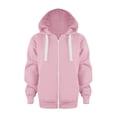thumbnail image 1 of SGMVNU Pullover Hoodie for Girls Boys 4-5 Years Pink Girls Oversized Full Zip Hoodie Casual Long Sleeve Sweatshirts Cute Hoodies with Pockets, Fall Winter Oufits for Kids, 1 of 6