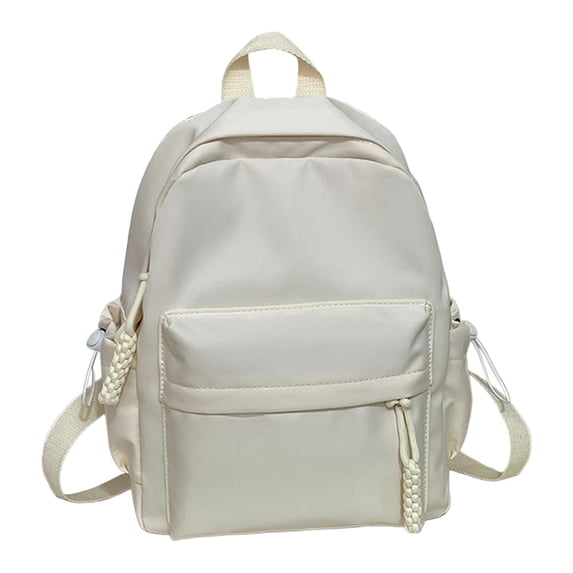 SGMVNU School Backpack for Junior High School Students Laptop Backpack College Bookbags Travel Work Commuter Back Pack, White