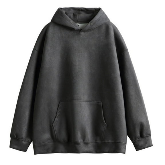 SGMVNU Women Hoodies Oversized Long Sleeve Comfy Casual Basic Pullover Sweatshirts 2025 Fall Outfits Streetwear Clothes with Pocket(Grey, XL)