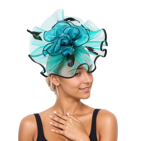 SGMVNU Women's British Fascinator Bridal Tea Party Wedding Hat Summer