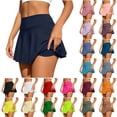 thumbnail image 1 of SGMVNU Womens Tennis Skirt Pleated Athletic Skirts Size: XS Navy, 1 of 5