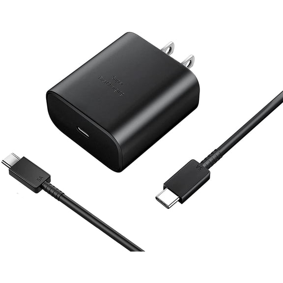 SGNICS Super Fast Charger USB-C, 45W USB-C Super Fast Charging Wall Charger Set For Nokia C5 Endi - Super Fast Wall Charger with USB C Charging Cable - Black